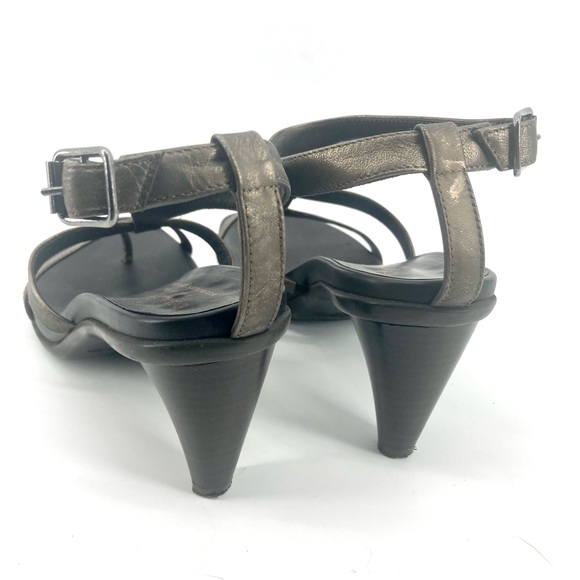 Authentic Donald J. Pliner heeled leather sandals size 7 - Picture 2 of 5
